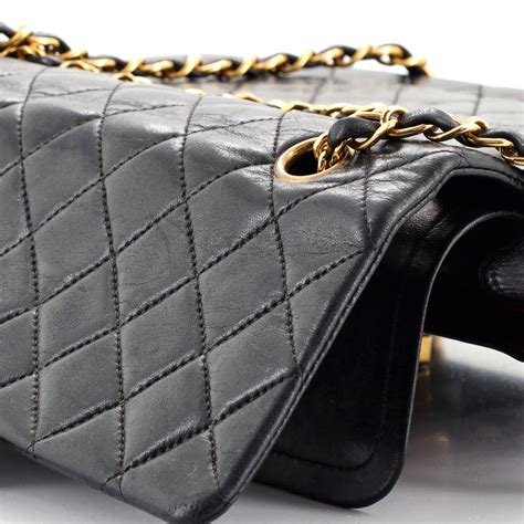 quilted lambskin chanel bag|Chanel lambskin classic flap bag.